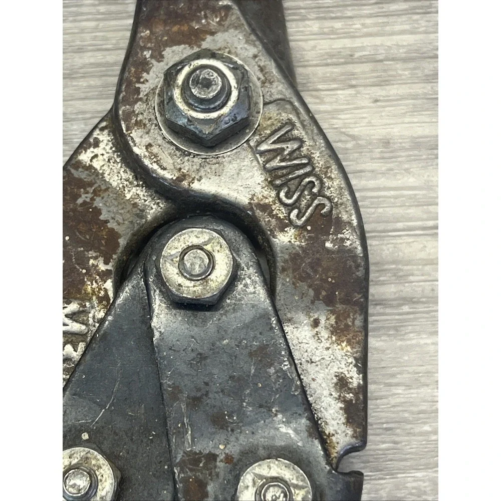 Vintage Wiss M3 Tin Snips Straight Cut Aviation 10